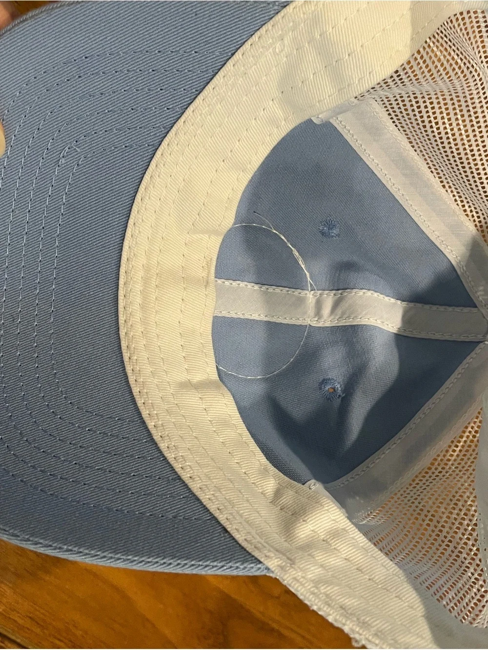 North East Salt Water Maine Light Blue & White Trucker Hat